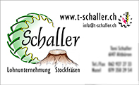 Visitenkarte Schaller